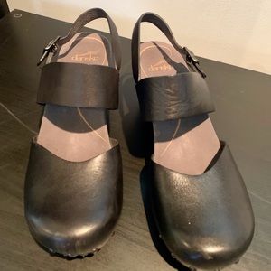 Dansko leather clogs